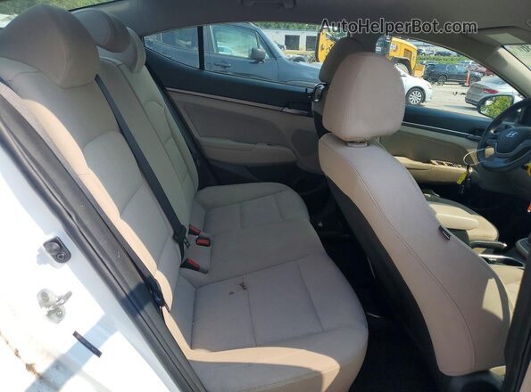 5NPD84LFXHH136815 2017 HYUNDAI ELANTRA White Rear interior view