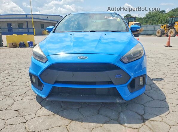 WF0DP3TH9G4117107 2016 FORD FOCUS Blue Rear view