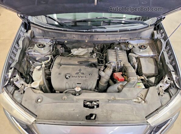 JA4AP3AU2JZ015383 2018 MITSUBISHI OUTLANDER Gray Вид наклейки з VIN-кодом