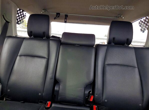JTEBU5JR3K5685877 2019 TOYOTA 4RUNNER Black Rear interior view