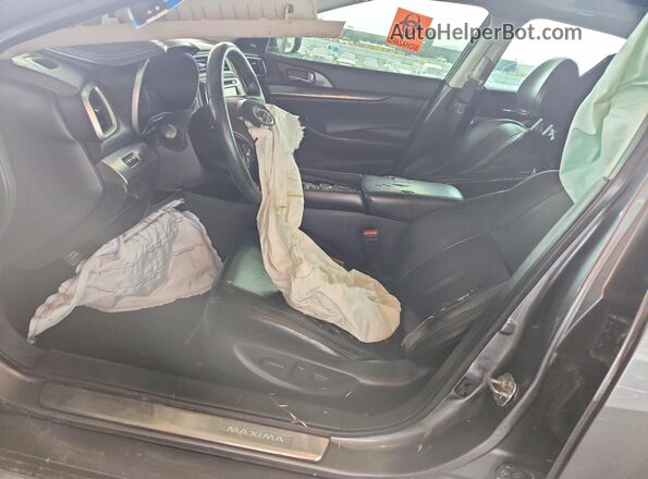 1N4AA6AV5KC383679 2019 NISSAN MAXIMA Серый Вид панели приборов