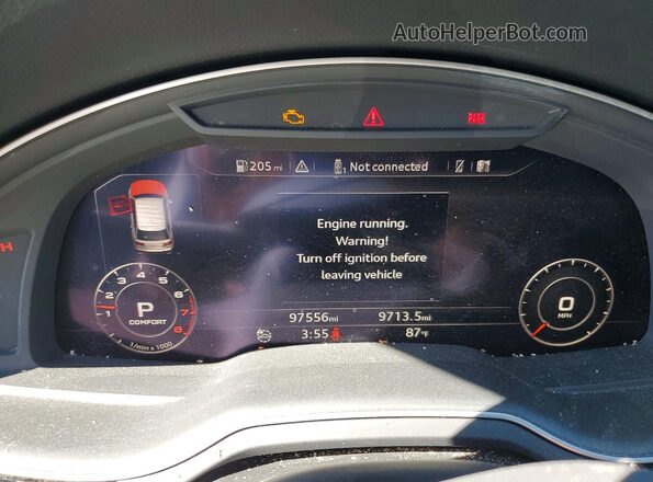 WA1LAAF79HD031346 2017 AUDI Q7 Silver უკანა სავარძლების ხედი