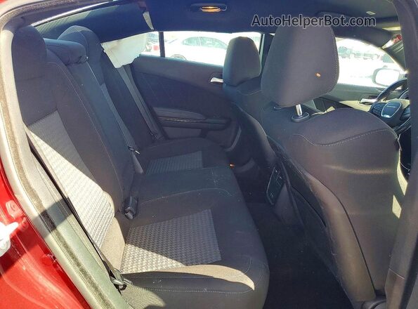 2C3CDXHG9NH224872 2022 DODGE CHARGER Burgundy Rear interior view