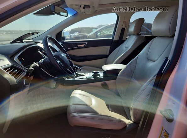 2FMPK3K8XGBB78628 2016 FORD EDGE Белый Вид панели приборов