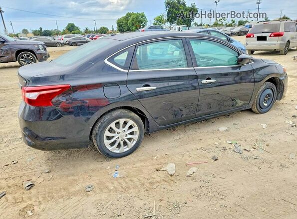 3N1AB7AP6JL646086 2018 NISSAN SENTRA Black Przód prawy