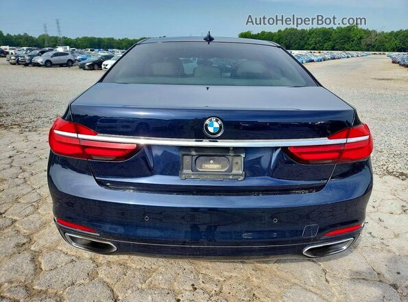 WBA7E2C52GG714486 2016 BMW 7 SERIES Blue Front interior view