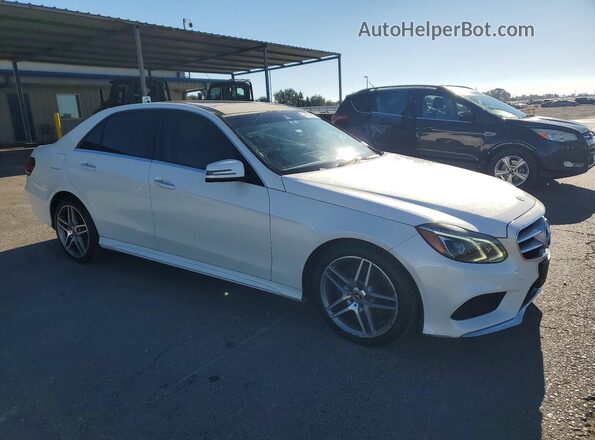 WDDHF6HBXGB254751 2016 MERCEDES-BENZ E White Դիմացի տեսք