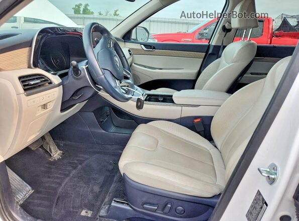 KM8R4DHE5LU126236 2020 HYUNDAI PALISADE White Widok deski rozdzielczej