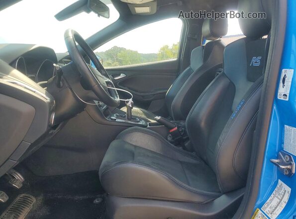 WF0DP3TH9G4117107 2016 FORD FOCUS Blue Dashboard view