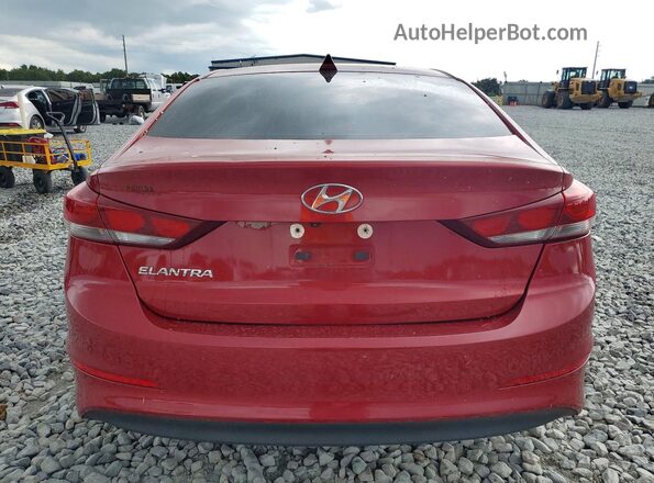 KMHD84LF4JU575872 2018 HYUNDAI ELANTRA Red Vista interior delantera