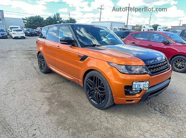 SALWR2KF3GA121731 2016 LAND ROVER RANGE Orange Rear left