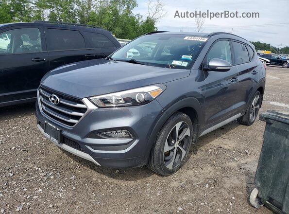 KM8J3CA2XJU757863 2018 HYUNDAI TUCSON Gray Tył lewy