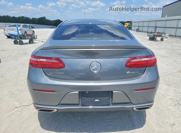 WDD1J6GB7JF008645 2018 MERCEDES-BENZ E Gray წინა სალონის ხედი