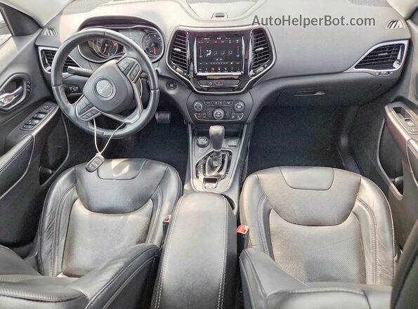 1C4PJMDN1KD321971 2019 JEEP CHEROKEE White Вид щитка приладів