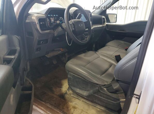 1FTMF1EB4NKE27564 2022 FORD F150 White Widok zestawu wskaźników