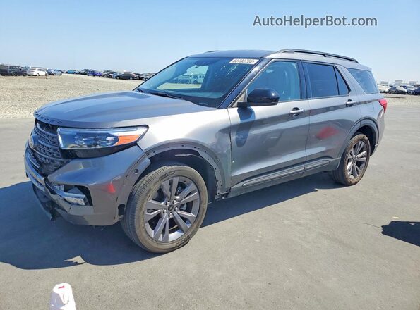 1FMSK8DHXNGB02837 2022 FORD EXPLORER Gray Задня ліва чверть