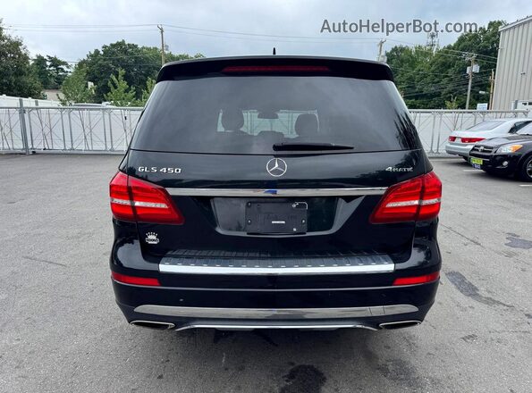 4JGDF6EE2JB151222 2018 MERCEDES-BENZ GLS Black უკანა ხედი