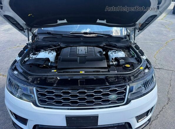 SALWR2RVXJA803154 2018 LAND ROVER RANGE ROVER White Widok wnętrza z przodu