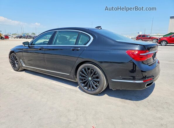 WBA7E2C50GG503948 2016 BMW 7 SERIES Black Tył prawy