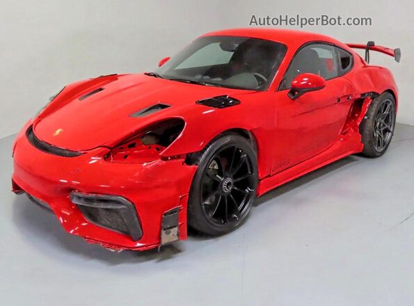 WP0AE2A89SK272107 2025 PORSCHE CAYMAN Красный Задняя правая четверть