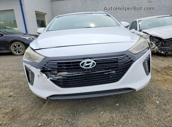 KMHC75LC1HU048327 2017 HYUNDAI IONIQ White Widok z tyłu