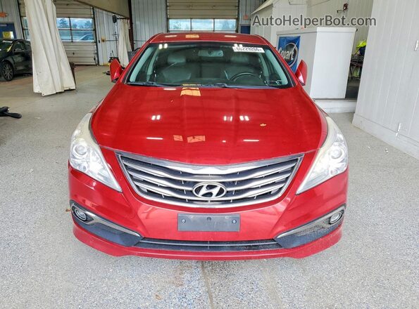 KMHFG4JG8GA505549 2016 HYUNDAI AZERA Красный Вид сзади