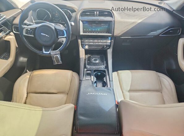 SADCK2GXXLA636367 2020 JAGUAR F-PACE Black ხელსაწყოთა პანელის ხედი