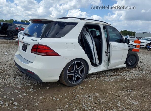 4JGDA6EB9JB007574 2018 MERCEDES-BENZ GLE White Przód prawy