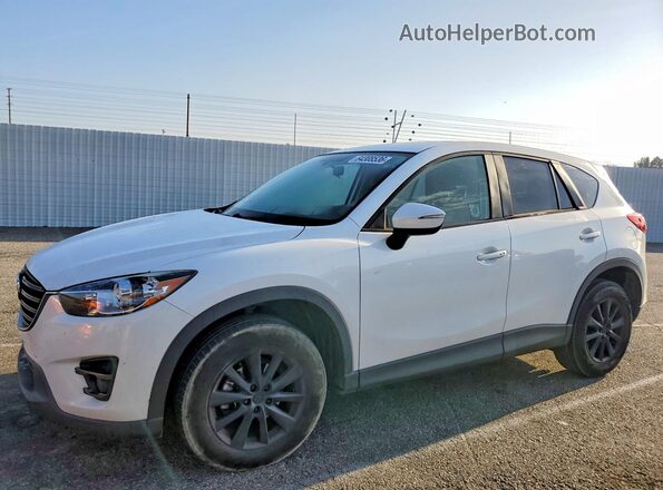 JM3KE2CYXG0872811 2016 MAZDA CX-5 White უკანა მარცხენა
