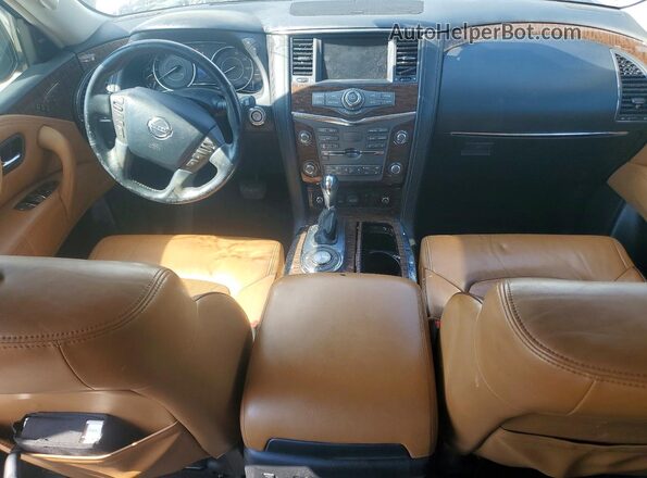JN8AY2NF0J9330079 2018 NISSAN ARMADA Белый Вид щитка приборов