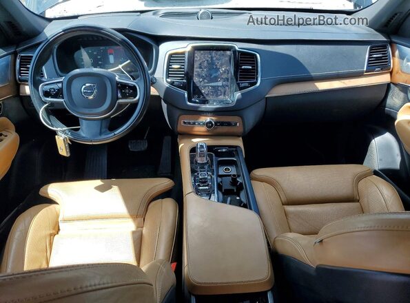 YV4BC0PL4H1114263 2017 VOLVO XC90 Black Вид щитка приладів