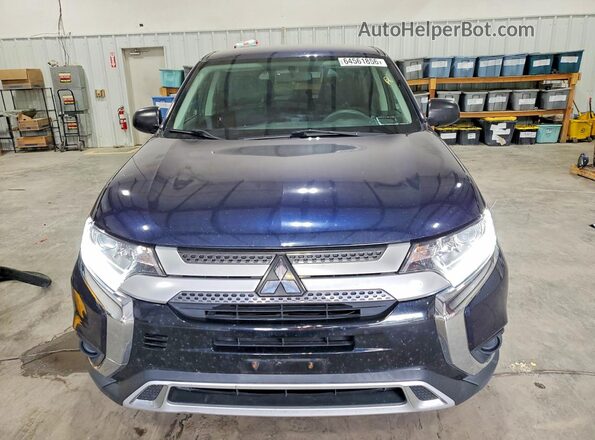 JA4AZ3A38KZ005850 2019 MITSUBISHI OUTLANDER Blue Հետևի տեսք