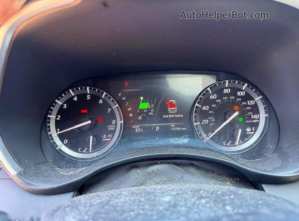 5TDGZRBHXLS512460 2020 TOYOTA HIGHLANDER Black Vista del cuadro de instrumentos