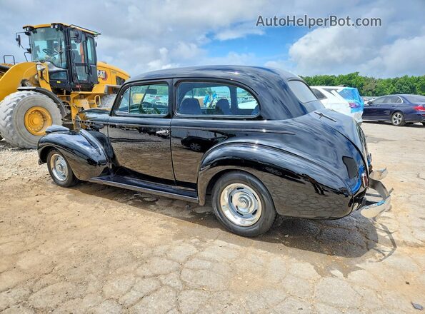 9KH122605 1940 CHEVROLET MASTER Black უკანა მარცხენა
