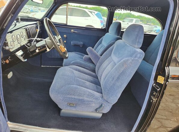 9KH122605 1940 CHEVROLET MASTER Black წინა სალონის ხედი