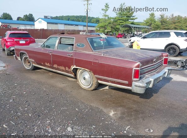9Y82S668905 1979 LINCOLN CONTINENTA Brown უკანა მარცხენა