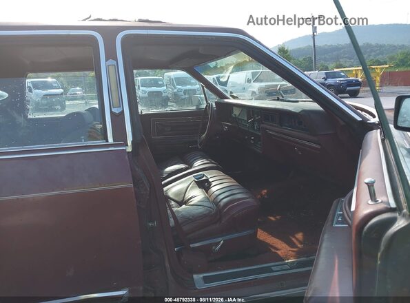 9Y82S668905 1979 LINCOLN CONTINENTA Brown წინა სალონის ხედი