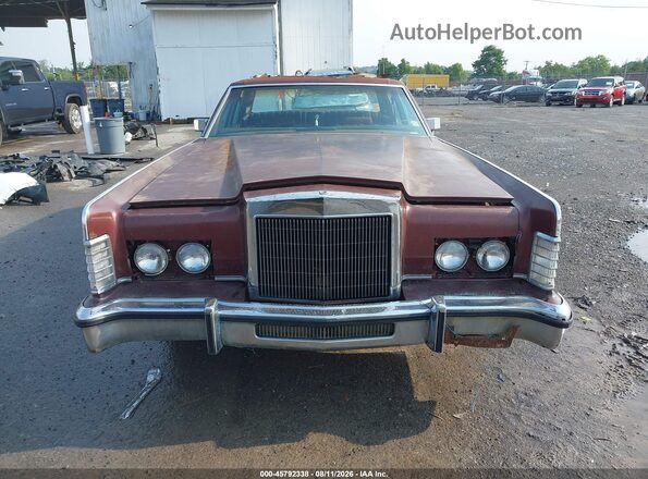 9Y82S668905 1979 LINCOLN CONTINENTA Brown ხელსაწყოთა პანელის ხედი