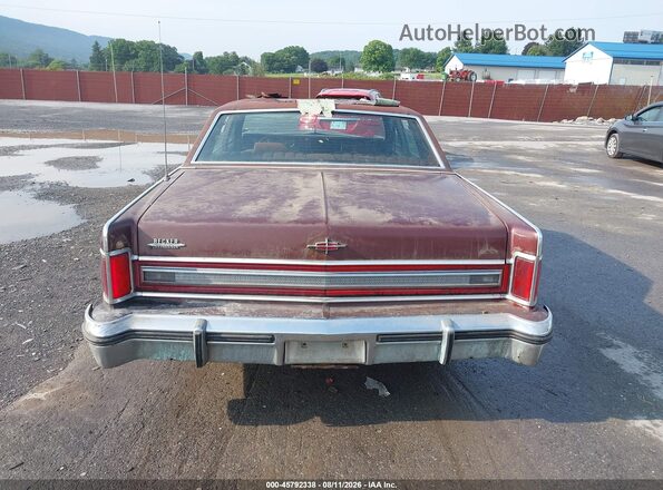 9Y82S668905 1979 LINCOLN CONTINENTA Brown 
