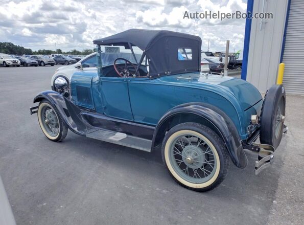 A36217 1928 FORD MODEL Бирюзовый Задняя левая четверть