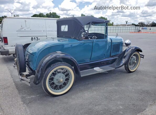 A36217 1928 FORD MODEL Бирюзовый Задняя правая четверть