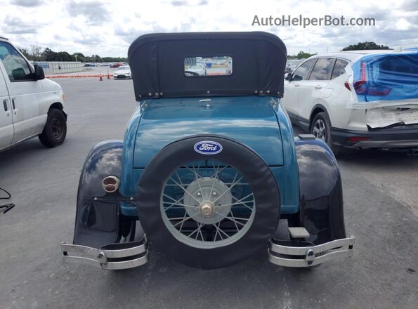A36217 1928 FORD MODEL Бирюзовый Вид сзади