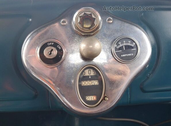 A36217 1928 FORD MODEL Бирюзовый Вид щитка приборов