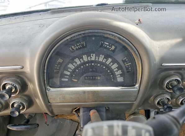 B2KC103211 1952 FORD UK Black Vista del cuadro de instrumentos