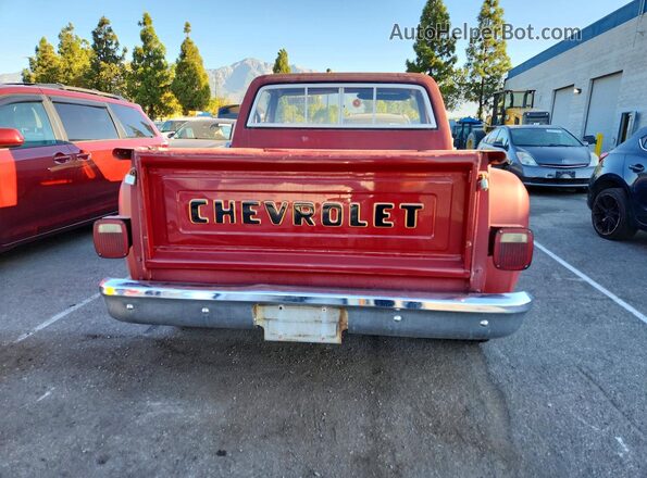 CCD147Z165698 1977 CHEVROLET OTHER Burgundy უკანა ხედი