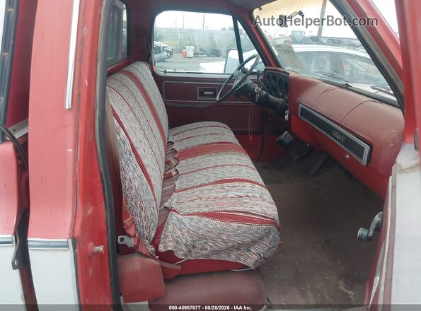 CCL248F509353     1978 CHEVROLET PICKUP Red VIN sticker view