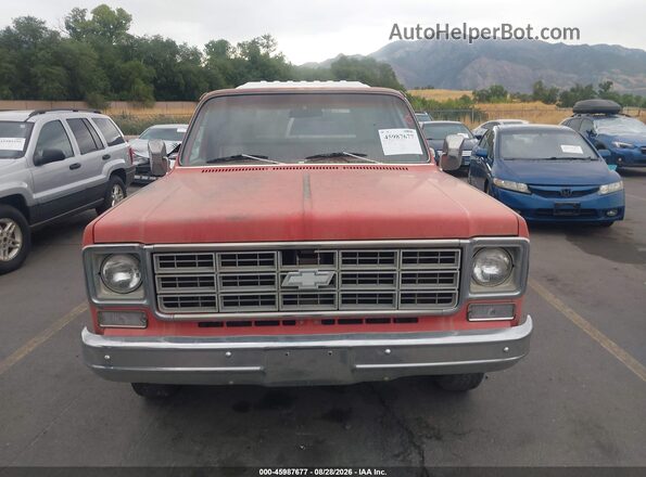 CCL248F509353     1978 CHEVROLET PICKUP Red Front view