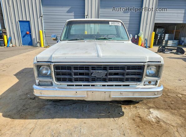 CCU147S166129 1977 CHEVROLET C10 Белый Вид спереди