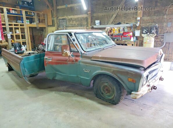 CE140J125785 1970 CHEVROLET C10 Green Delantero derecho