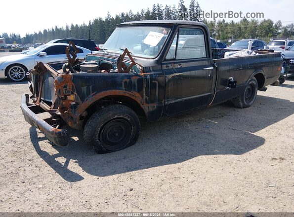 CE141Z617536      1971 CHEVROLET C10 Black Front left